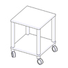 TAPABU' carrello 40x40